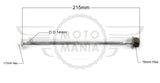 Swing arm Spindle Lexmoto ZSX125, ZSX-F 125 EFI, ZSX-R 125 EFI M14 x 215mm