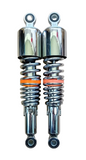 Universal Rear motorcycle Shocks Absorber 325mm Chrome 12mm Bush