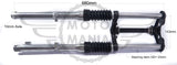 Upgraded Customized tracker Front suspension fork kit 10mm Honda cub C50 C70 C90 Posty bike trail