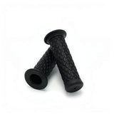 Black 22mm Motorcycle Handlebar Grips for Café Racer / Pit Bike