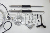 Custom Tracker Front Fork & 1.40 × 18 Wheel Kit for Honda Cub C50 C70 C90