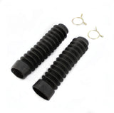 Rubber Fork Gaitors Rubber Boots Mud W Clips for Honda CG125 CG 125