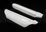 Shock Cover Shroud Leg Guard Left & Right White for Lexmoto Adrenaline 125 Pulse RM
