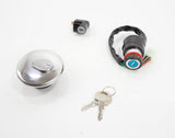 Ignition Switch Key Switch Fuel Gas Cap Lock for Suzuki GN125 1982 – 2001 6 Pin