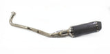 Honda MSX125 / Grom 125 2013-2020 stainless full exhaust carbon style muffler - image 1