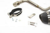 Honda MSX125 / Grom 125 2013-2020 stainless full exhaust carbon style muffler - image 4