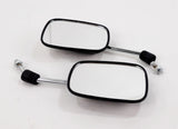Mirror Set Left & Right Pair for Honda C50 C70 C90 12V Square Headlight