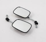 Mirror Set Left & Right Pair for Honda C50 C70 C90 12V Square Headlight