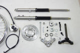 Custom Tracker Front Fork & 1.4 × 18 Wheel Kit for Honda CG125 / H100