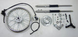Custom Tracker Front Fork & 1.4 × 18 Wheel Kit for Honda CG125 / H100