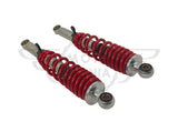 Rear Shock Absorbers 345mm Honda C50 C70 C90 Adjustable Pair