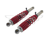 Rear Shock Absorbers 345mm Honda C50 C70 C90 Adjustable Pair