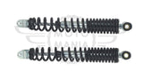 Rear Motorcycle Scooter Shock Absorbers 320mm Black 10mm Eye M8 Fork Pair