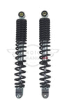 Rear Motorcycle Scooter Shock Absorbers 320mm Black 10mm Eye M8 Fork Pair