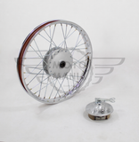 Front Wheel Assembly 17x 1.4 Honda Cub C50 C70 C90 C100 Brake Plate