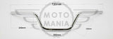 Chrome Handlebars Handle bars for Suzuki GN125