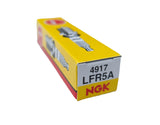 NGK LFR5A Spark Plugs x4 – Stock 4917 Workshop Pack