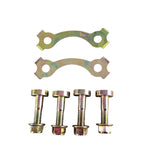 Suzuki GN125 / GS125 / EN125 rear sprocket 4 bolts 4 nuts 2 lock plates - image 3