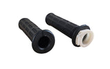 22mm Motorcycle Handlebar Grip Set 22mm black handlebar grips 135mm single cable throttle tube - image 5