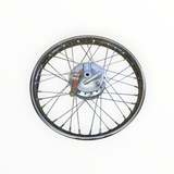 CG125 motorcycle front wheel 18 inch spoked drum brake replacement