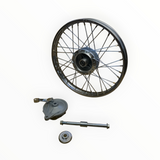 Honda CG125 H100 rear wheel 18x1.40 15mm axle drum brake aftermarket - image 2