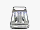 Honda C90 Cub 6V chrome rear luggage rack single seat - image 8