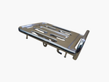 Honda C90 Cub 6V chrome rear luggage rack single seat - image 4