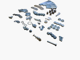 Honda CG125 1979-1999 engine frame bolt nut washer fastener kit - image 8