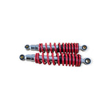 Kawasaki red 330mm motorcycle rear shocks pair - product photo 9