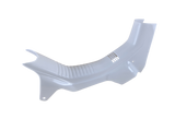Honda C50 C70 C90 modified legshield round air filter body panel detail