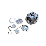 Honda C70 C90 Cub cylinder head assembly close-up