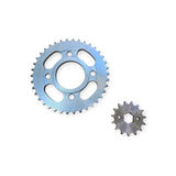 Honda CG125 heavy-duty 428H chain and 15T 38T sprocket set — product photograph 6