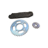 Honda CG125 heavy-duty 428H chain and 15T 38T sprocket set — product photograph 3