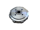 CG125 motorcycle clutch basket and plate assembly detail