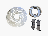 Honda SH Mode 125 front brake disc pads and rear brake shoes kit