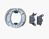 Honda Vision 110 NSC110 Front Brake Pads + Rear Brake Shoes 2017-2020