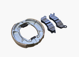 Honda Zoomer X 110 brake pads and rear brake shoes kit - view 2