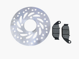 Honda Grom 190mm four-hole rear brake disc product view