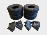 Suzuki LT50 4 x Knobbly Tyres + 4 x Tubes 145/70-6