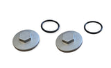 Pair of tappet valve adjuster caps 12361-035-000 12361-035-001 engine head covers product photo 1