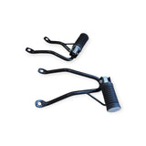 SFM ZX125 ZZ125 Direct Bikes Enduro rear pillion foot peg pair product photo 7