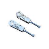 Chain Tensioners Adjusters Yamaha YBR125 2005–2019 Rear Axle Adjuster Set Pair