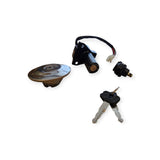 Yamaha YBR125 EFI 2007-2014 ignition switch fuel cap lock set 4-wire 3-pin - image 1