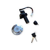 Yamaha YBR125 EFI 2007-2014 ignition switch fuel cap lock set 4-wire 3-pin - image 2