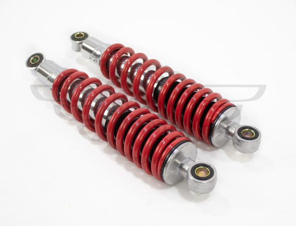 Universal Shock Absorbers Red 300mm Honda Yamaha Suzuki Custom