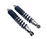 Motorcycle Rear Shock Pair Black X2 310mm Honda Yamaha Suzuki