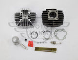 Cylinder Barrel Kit + Gasket Piston Head Ring & Studs For Yamaha PW80 1983-2006