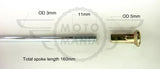 Front & Rear Spokes set Honda Cub C50 C70 C90 SS50  CL50 CM90