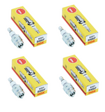 x 4 Genuine NGK BM6F Spark Plug No. 4322 Lawn Mower Chain Saw Generator Garden