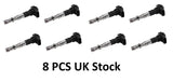 X 8 Genuine NGK U5024 / 48697 Ignition Coil VW Audi S4 4.2L 2003-2009